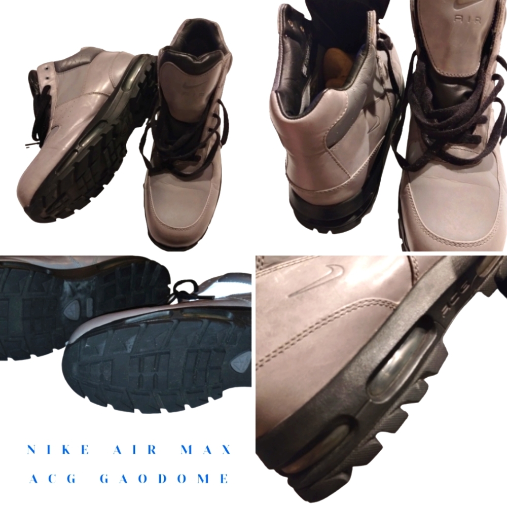 NIKE I AIR MAX ACG Gaodome I Sz 13 I Gray Leather I EUC (Minimal Wear)